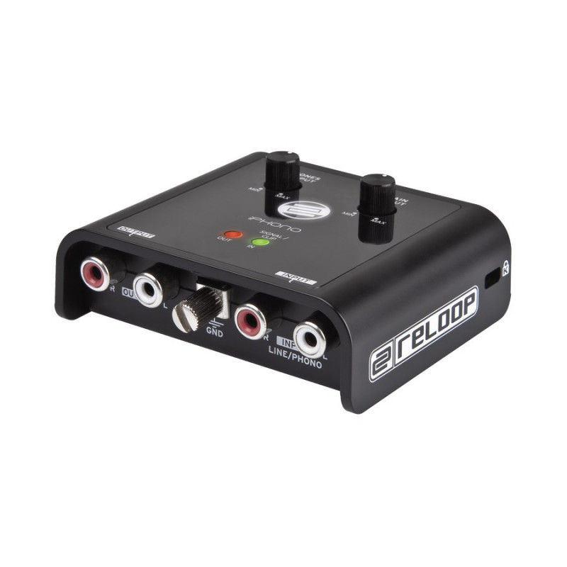 Reloop iPhono 2 audio-liitäntä, 16-bittinen, musta