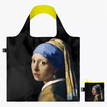 LOQI laukku Johannes Vermeer – Girl with a Pearl Earring Neon