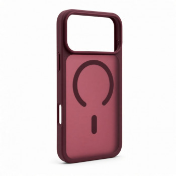 Evelatus Silver-Shield Skin Feel 2-in-1 MagSafe -kuori Apple iPhone 18 Pro Max, burgundi