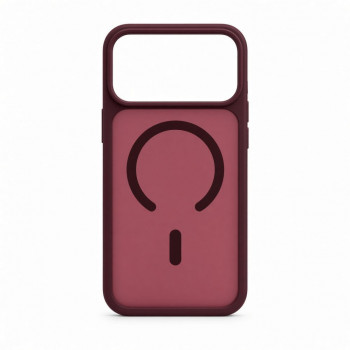 Evelatus Silver-Shield Skin Feel 2-in-1 MagSafe -kuori Apple iPhone 18 Pro Max, burgundi