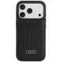 Audi keinonahka MagSafe -kuori iPhone 18 Pro / 17 Pro, musta