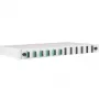 EFB Elektronik jatkettava kuitujatkosrasia SC 50/125 µm OM3, 12 pigtailia, 6 liitintä