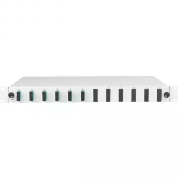 EFB Elektronik jatkettava kuitujatkosrasia SC 50/125 µm OM3, 12 pigtailia, 6 liitintä