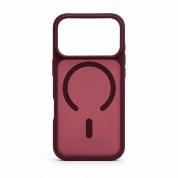 Evelatus Silver-Shield Skin Feel 2-in-1 MagSafe-yhteensopiva kuori Apple iPhone 18 Pro -puhelimelle, burgundi
