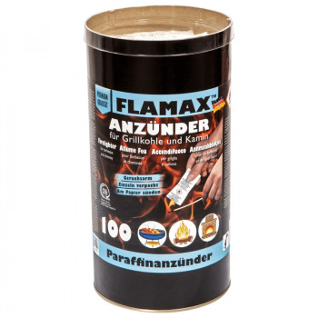 Flamax parafiiniset sytytyspalat paperipakkauksessa, 100 kpl