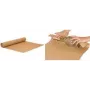 RAADHUIS käärepaperi rullassa, 750 mm x 250 m, ruskea voimapaperi, 70 g/m², ruskea raidallinen