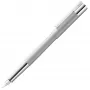 LAMY scala täyttökynä patruunoilla, harjattu hopea, M (medium)
