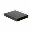 FALKEN PURE säilytyslaatikko 500 arkkia, 24 x 32 x 4 cm, musta