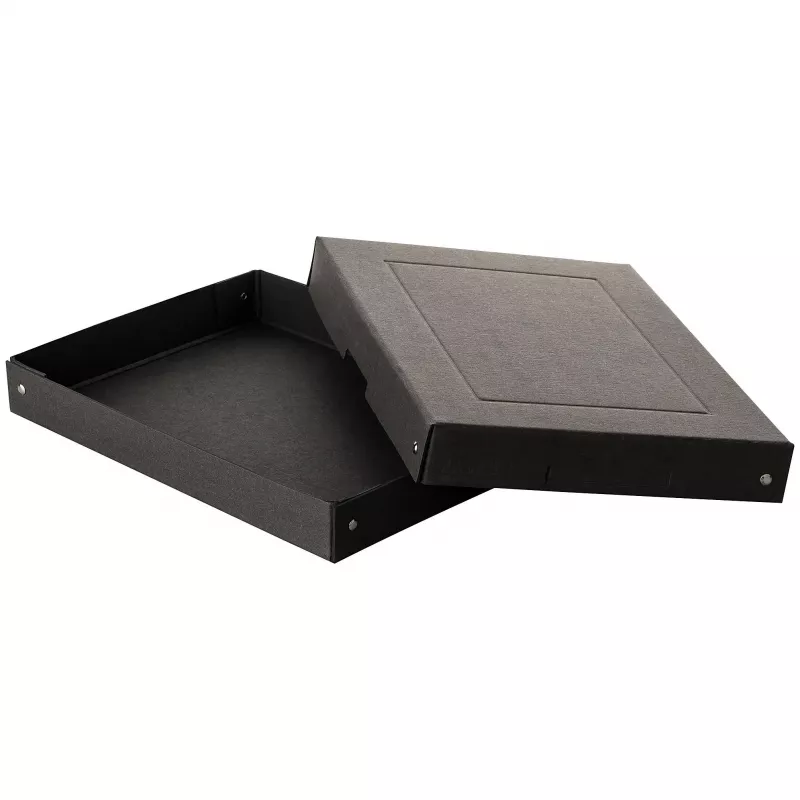 FALKEN PURE säilytyslaatikko 500 arkkia, 24 x 32 x 4 cm, musta