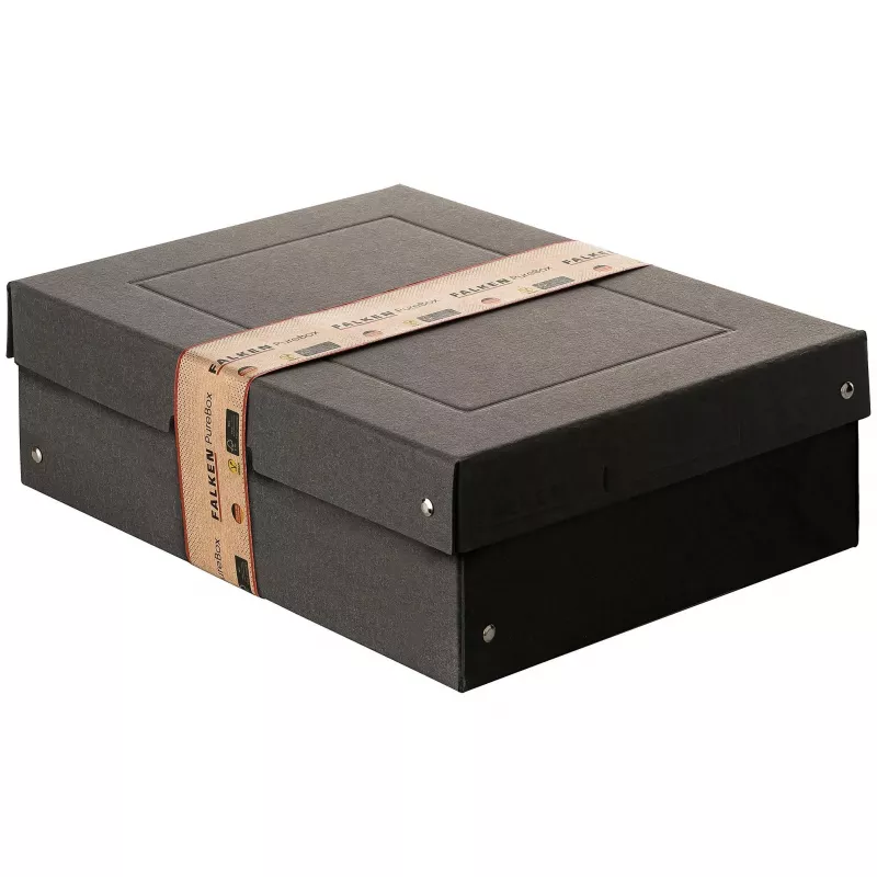 FALKEN PURE -säilytyslaatikko 7,0 l musta 24,0 x 32,0 x 10,0 cm