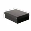 FALKEN PURE -säilytyslaatikko 7,0 l musta 24,0 x 32,0 x 10,0 cm