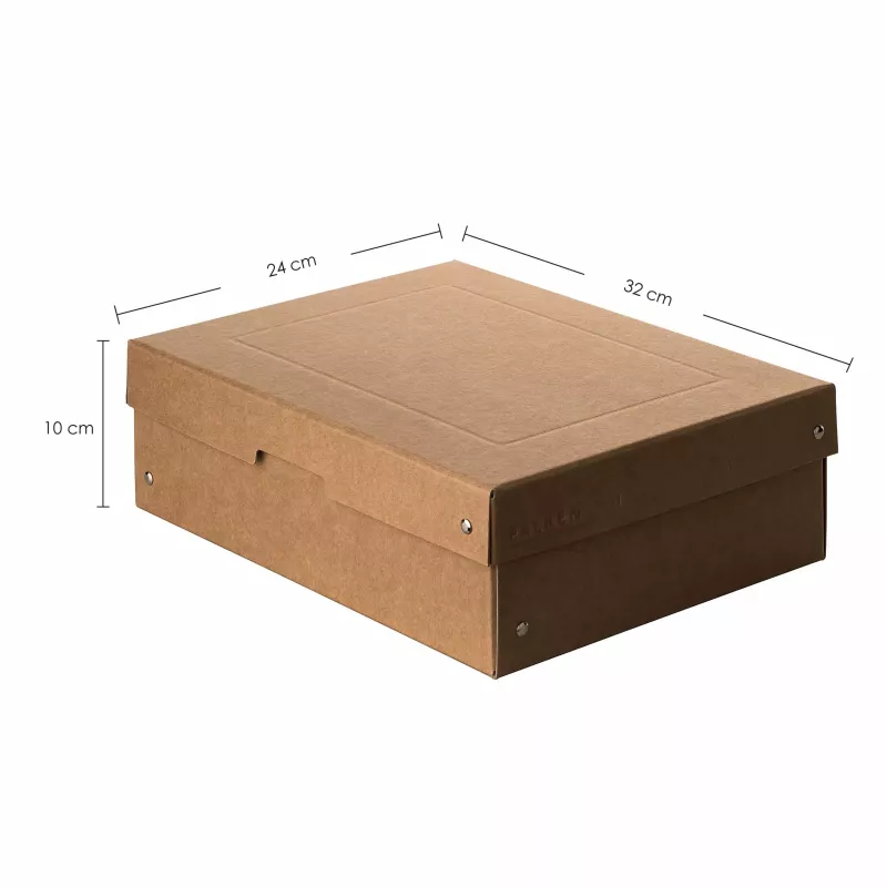 FALKEN PURE -säilytyslaatikko 7,0 l ruskea 24,0 x 32,0 x 10,0 cm