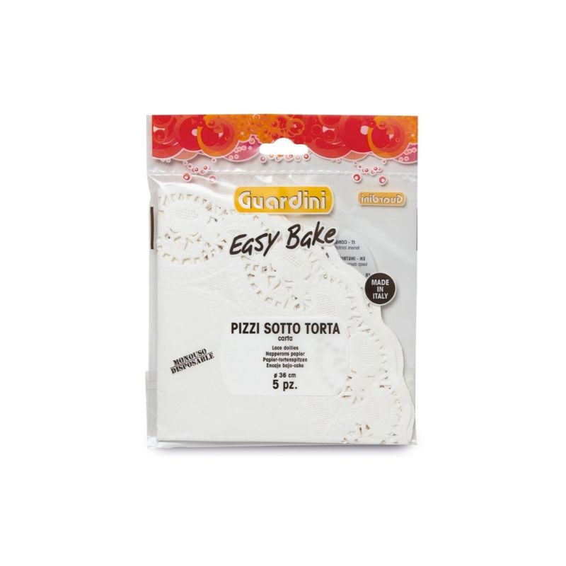 Guardini Easy Bake koristepaperialuset Ø 36 cm, 5 kpl