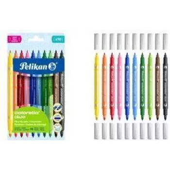 Pelikan Colorella Duo C407 huopakynät värikäsitelty, 10 kpl