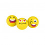 WEDO SMILEY pyyhekumi, keltainen, 3 mallia yhdessä laatikossa