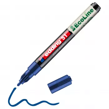 Edding 51 EcoLine 4-51-003 maalitussi sininen 1 mm, 2 mm