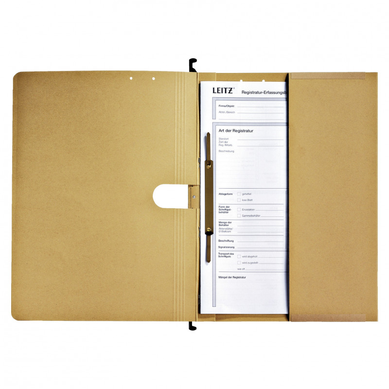 Leitz Alpha 1912-00-00 ripustuskansio A4, liikeheftaus, ruskea, 25 kpl