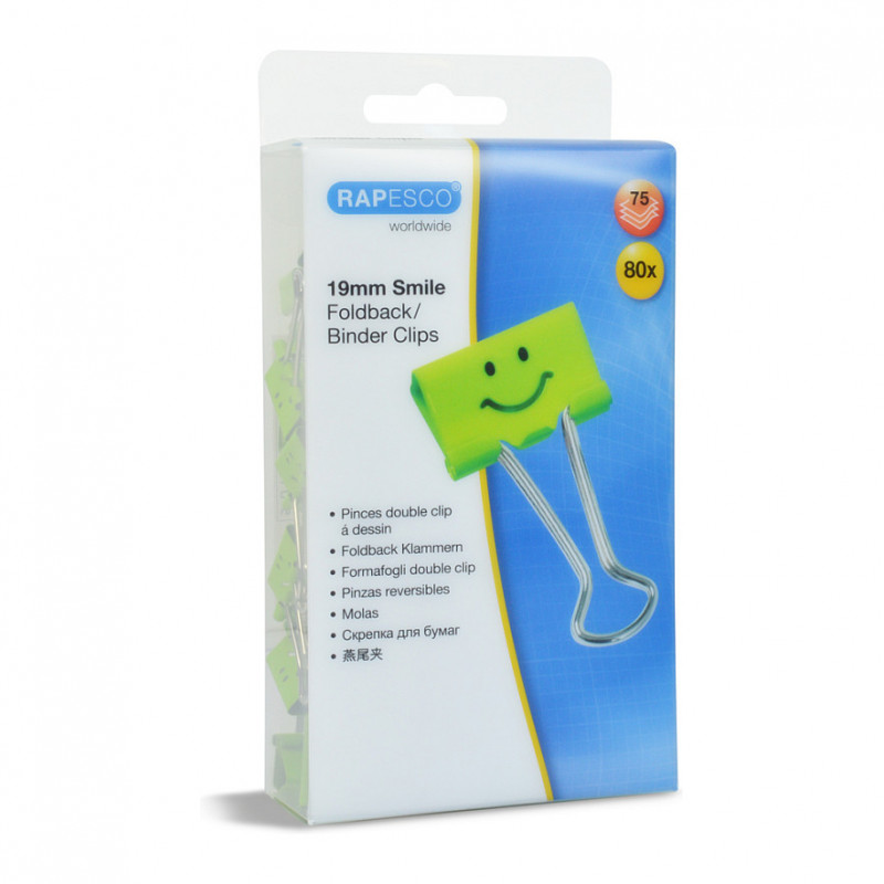 RAPESCO® arkistoklipsit vihreä 1,9 cm