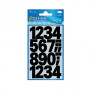 AVERY Zweckform numerotarrat 3785 numerot, musta, 25,0 mm, 48 tarraa