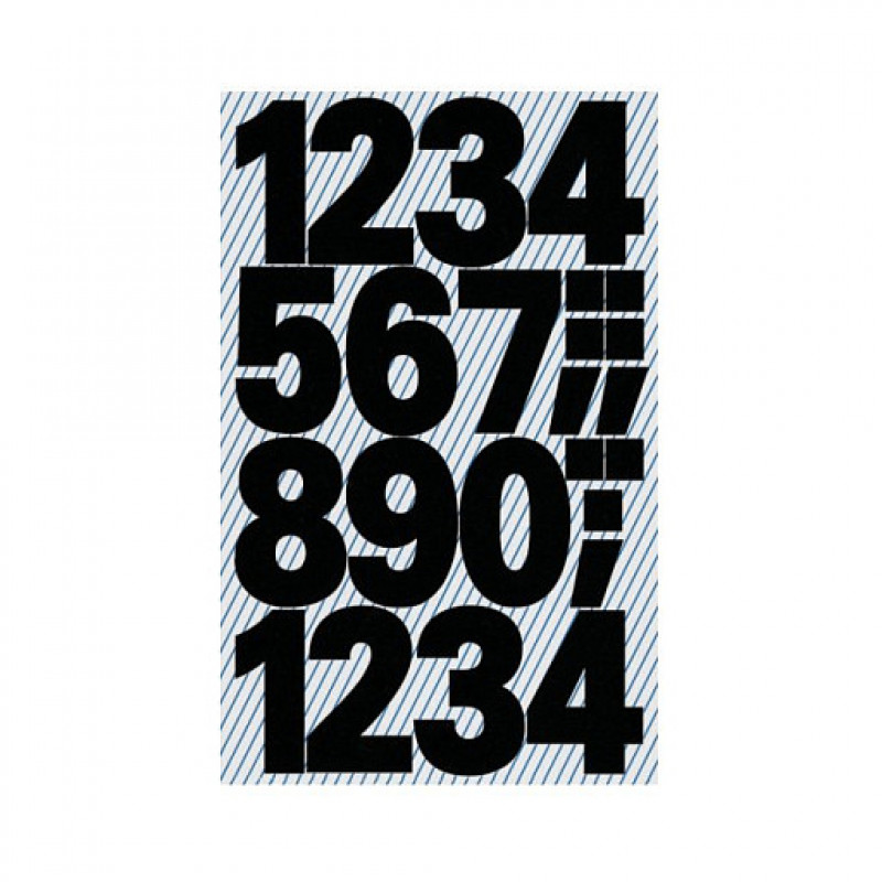 AVERY Zweckform numerotarrat 3785 numerot, musta, 25,0 mm, 48 tarraa