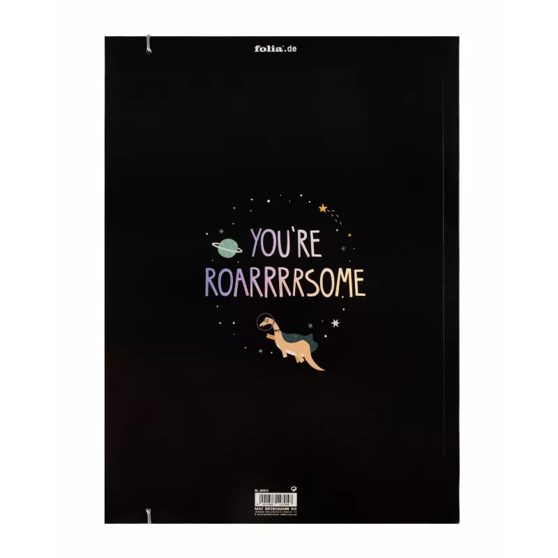 folia portfoliokansio DIN A3, Space Dino