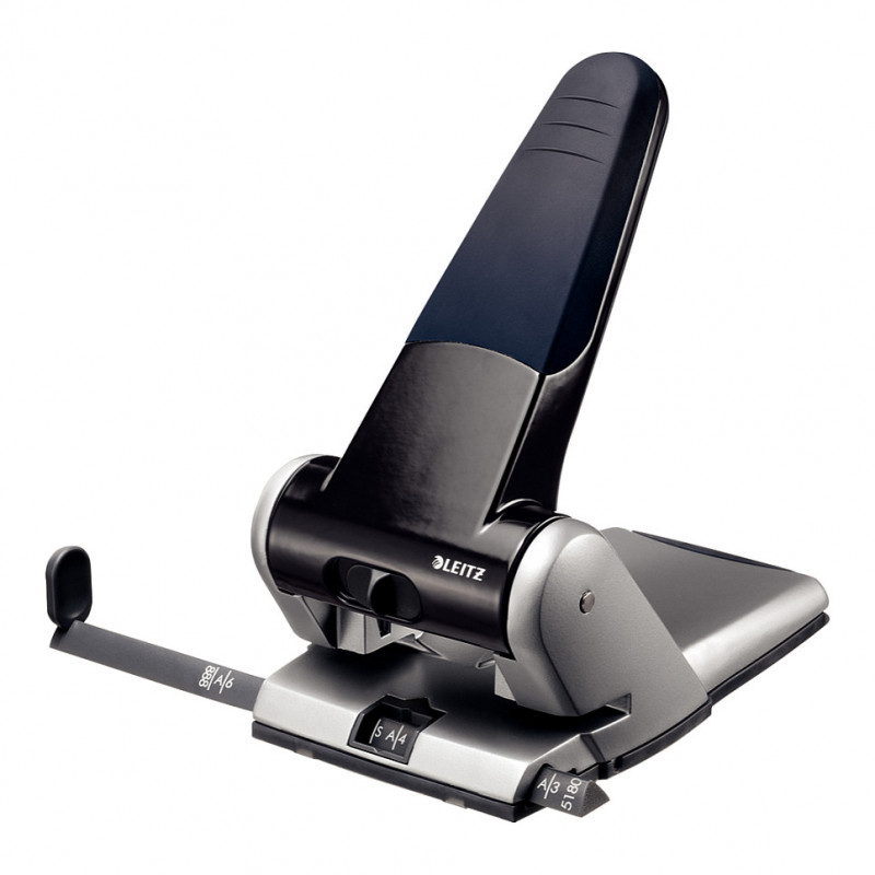 Leitz 5180 arkistoreikälävistin, musta