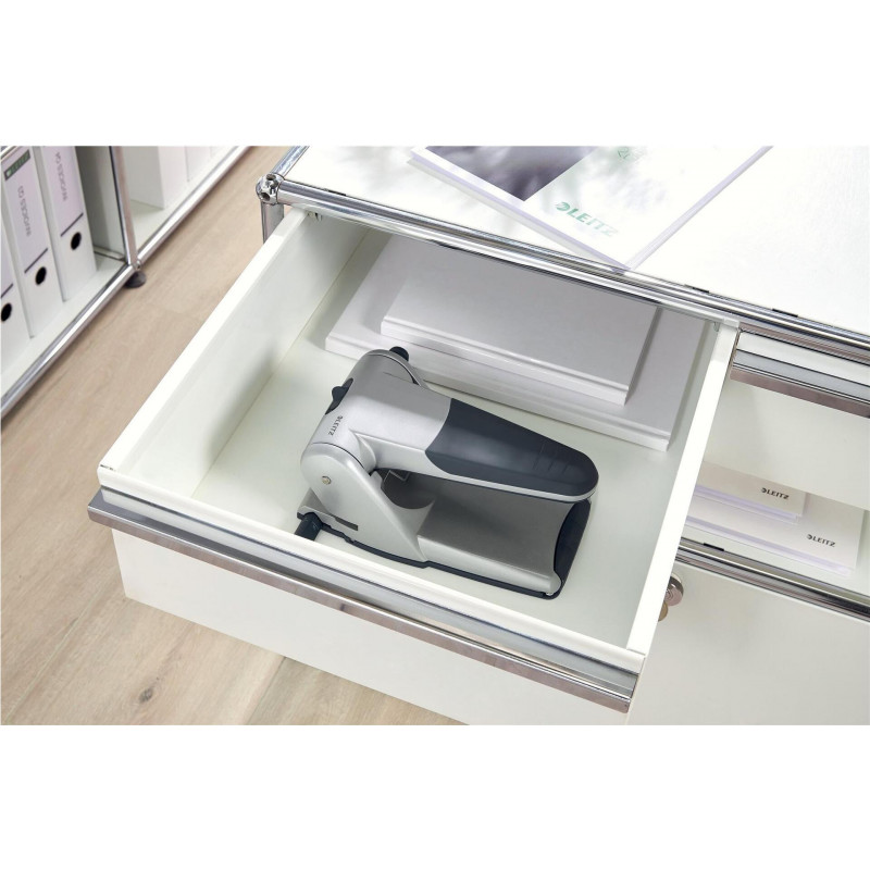 Leitz 5180 arkistoreikälävistin, musta