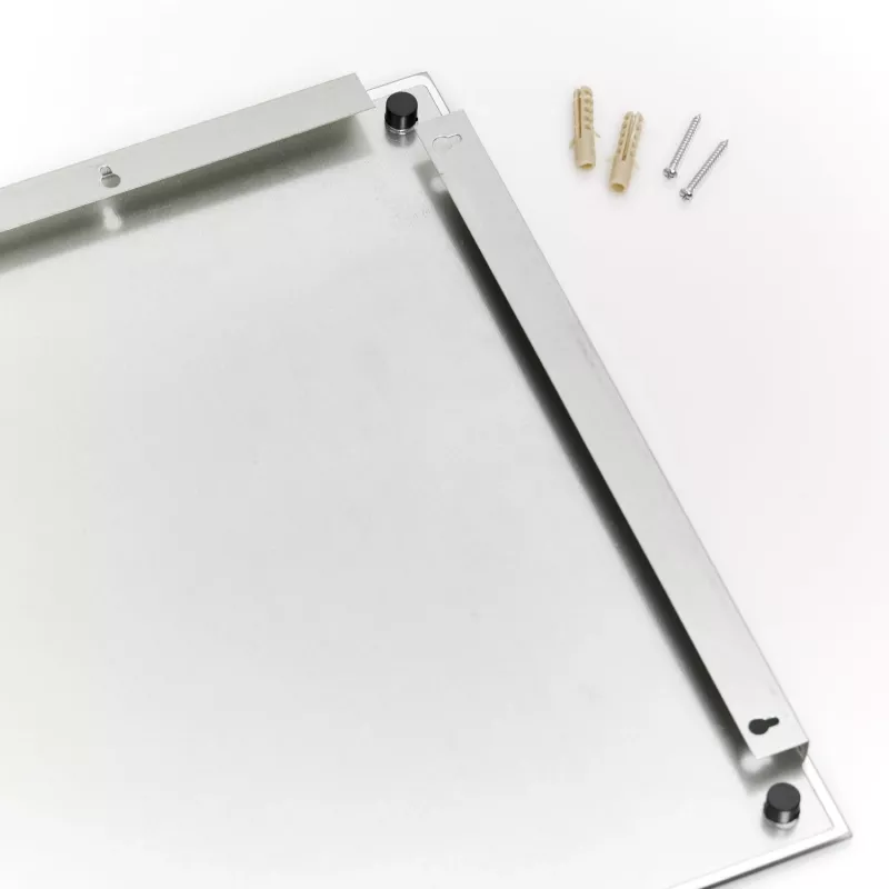 Zeller lasinen magneettitaulu 60,0 x 40,0 cm valkoinen