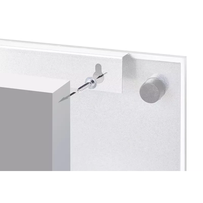 Zeller lasinen magneettitaulu 60,0 x 40,0 cm valkoinen