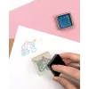 folia leimasintyynyt 6x 2,4 x 2,4 cm kulta, hopea, kupari, punainen, sininen, vihreä