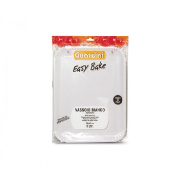 Guardini paperitarjottimet valkoinen 2 kpl:n pakkaus Easy Bake 28 x 42 cm