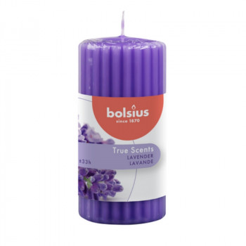 Bolsius True Scents tuoksukynttilä sylinteri Ø58 x 120 mm, laventeli