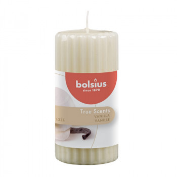Bolsius True Scents tuoksukynttilä sylinteri Ø58 x 120 mm, vanilja