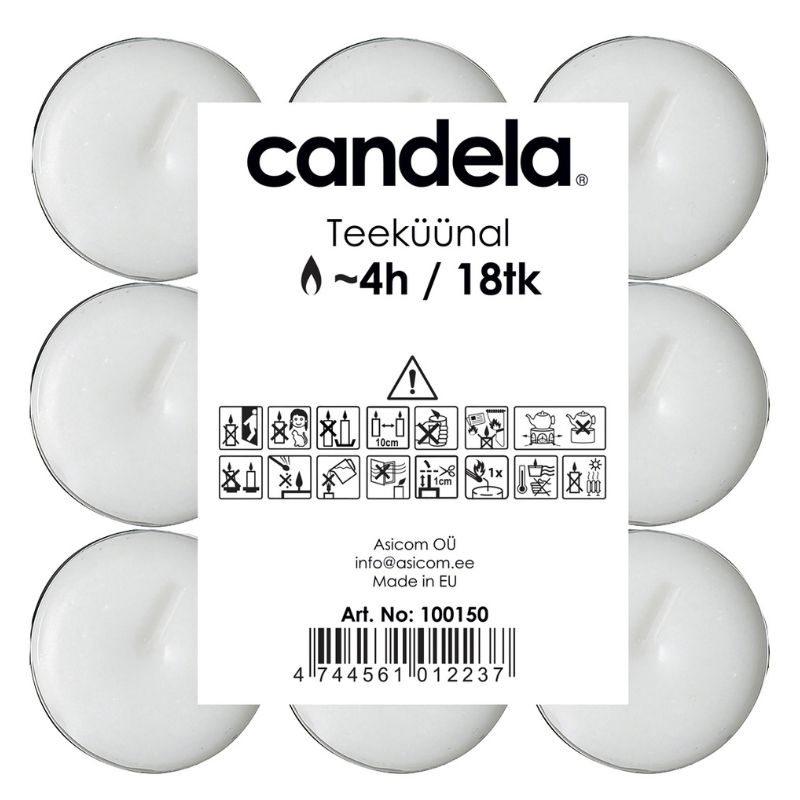 Candela tuikut, 18 kpl