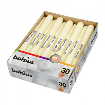 Bolsius pöytäkynttilä 245/24 mm, beige