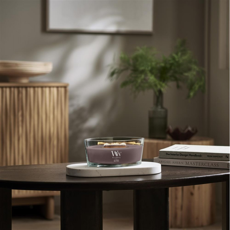 WoodWick Iris Woods Ellipse-kynttilä