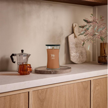 WoodWick Radiant Amber kynttilä, keskikokoinen