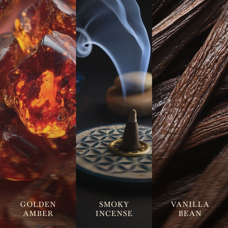WoodWick Radiant Amber kynttilä, keskikokoinen