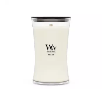 WoodWick White Teak kynttilä, suuri, 610 g