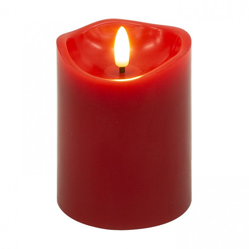 Goobay LED-vahakynttilät, 10 cm, punainen