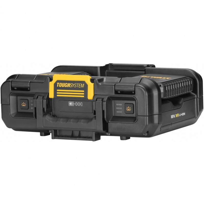 DeWALT DWST08061-1 ToughSystem 2.0 työkalulaukku valaistuksella, 14 l, musta/keltainen
