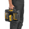 DeWALT DWST08061-1 ToughSystem 2.0 työkalulaukku valaistuksella, 14 l, musta/keltainen