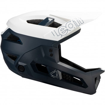 Leatt MTB Enduro 3.0 V25 3-in-1 pyöräilykypärä irrotettavalla leukasuojalla, valkoinen, S