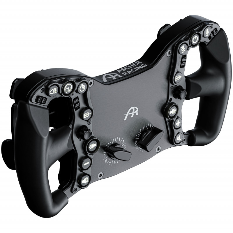 Ascher Racing Pro-USB Black Edition Sim-Racing-ratti