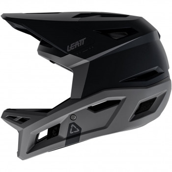 Leatt MTB Gravity 4.0 V26 Full-Face pyöräilykypärä, Stealth Black/harmaa, L