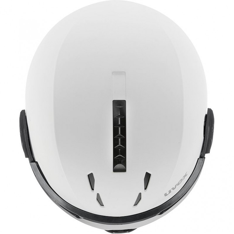 UVEX Instinct Visor laskettelukypärä, musta/valkoinen, 53-55 cm (56/6/260/50)