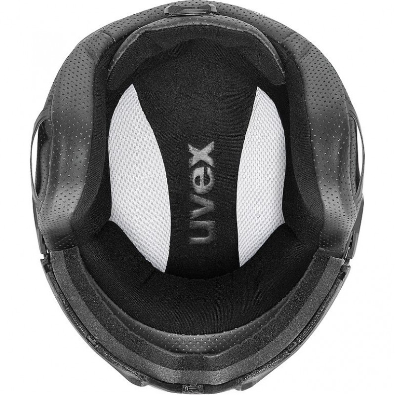 UVEX Instinct Visor laskettelukypärä, musta/valkoinen, 53-55 cm (56/6/260/50)