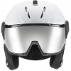 UVEX Instinct Visor laskettelukypärä, musta/valkoinen, 56-58 cm (56/6/260/50)