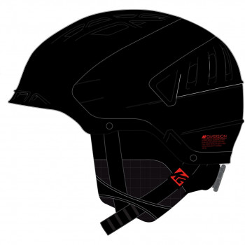 K2 Diversion miesten kypärä 51-55, musta