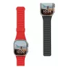 Urban Armor Gear UAG Pathfinder – kaksipuolinen magneettinen silikoniranneke Apple Watch Series 4-6 & SE 1-3, 44mm / Series 7-9, 45mm / Series 10-11, 46mm / Ultra 1-3, 49mm (ash/lava)